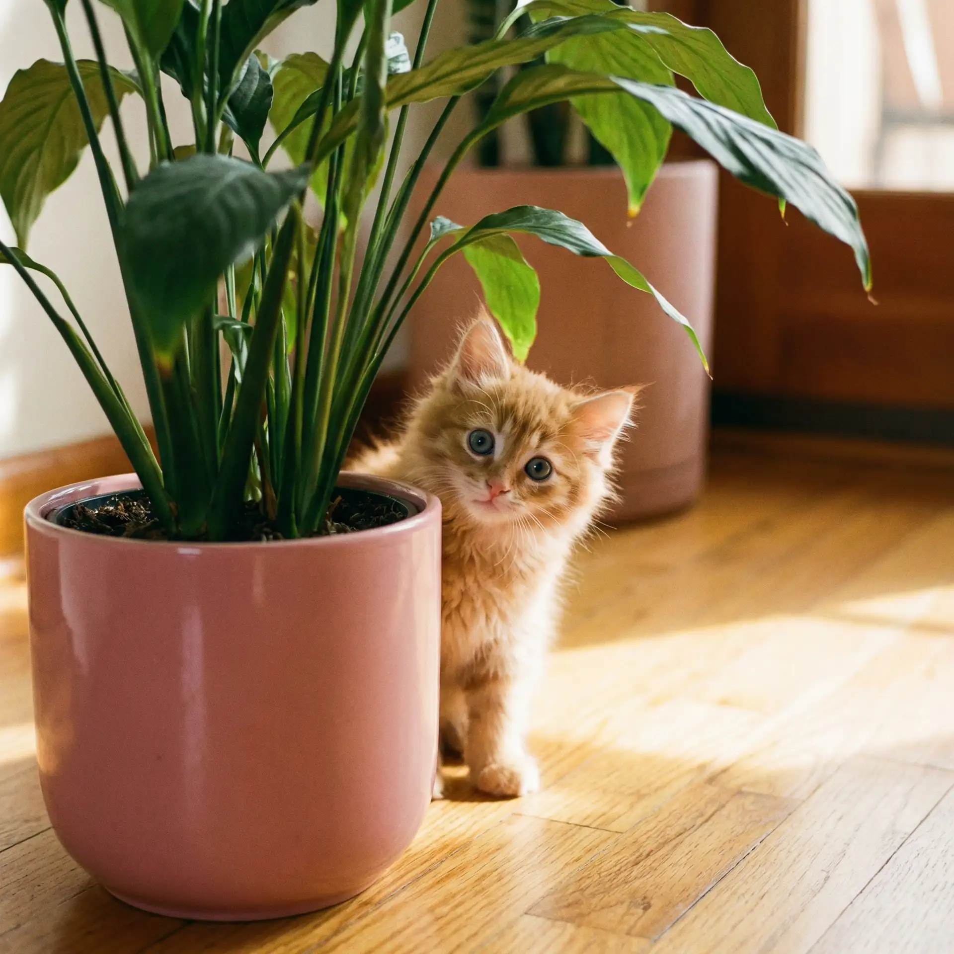 小猫从花盆后探头 - 久久国内精品自在自线